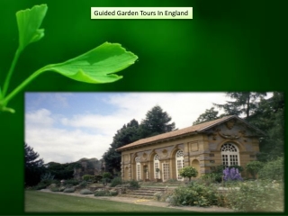 Guided Garden Tours in England