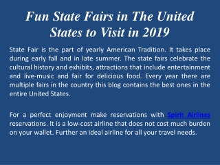 Fun State Fairs in The United States to Visit in 2019