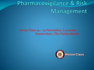 pharmacovigilance training