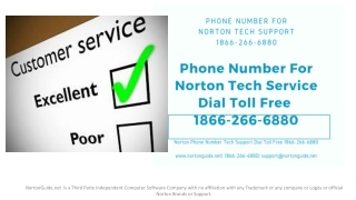 Norton Customer Support Phone Number