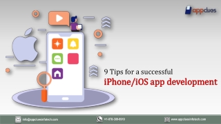 9 Tips for a successful iPhone/iOS app development