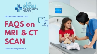 Best MRI and CT Scan centre in Bangalore - Ebisu Diagnostic Center