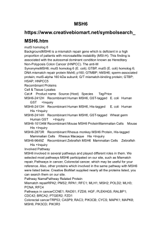 mutS homolog 6