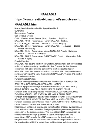 N-acetylated alpha-linked acidic dipeptidase-like 1