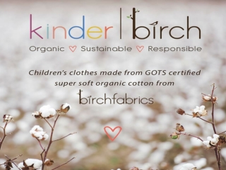 Organic baby clothing and organic sleepwear for children from kinderbirch
