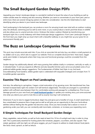 Landscape Companies Near Me for Beginners
