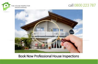 Book Now Professional House Inspections – The House Inspector