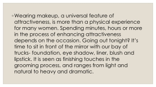 The psychology behind wearing makeup