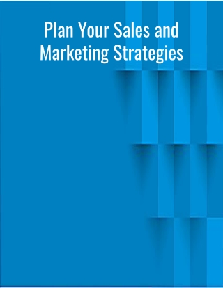 Plan Your Sales and Marketing Strategies