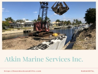 Seawall Repair Service in Sarasota