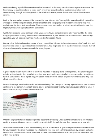 Appear Competition By Making Use Of These Productive Affiliate Marketing Tactics