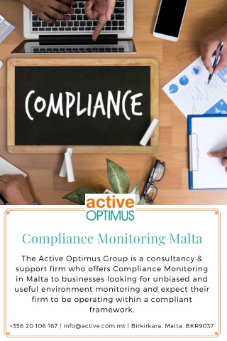 Compliance Monitoring Malta