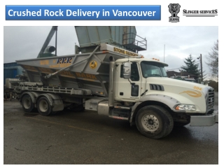 Crushed Rock Delivery in Vancouver