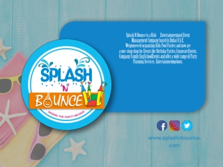 Splash and bounce - Small Inflatable