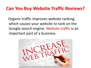 Can You Buy Website Traffic Reviews?