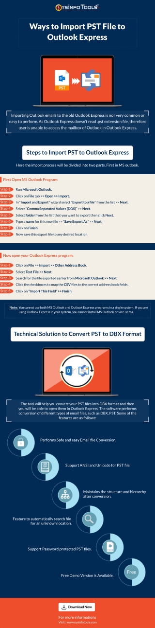 Import PST File to Outlook Express