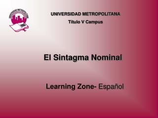 El Sintagma Nominal