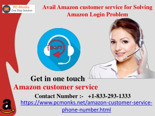 Avail Amazon customer service for Solving Amazon Login Problem