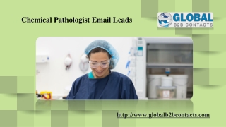 Chemical Pathologist Email Leads
