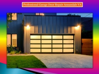 Professional Garage Door Repair Annandale va