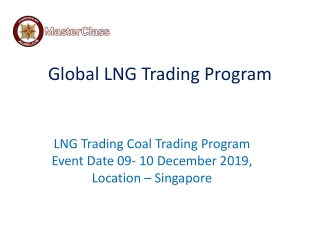 LNG Trading in Singapore