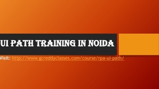 UI Path Training in Noida