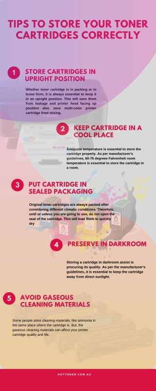 Tips to Store Your Toner Cartridges Correctly