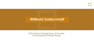 Willi Goldschmidt - Experienced Professional From Indonesia