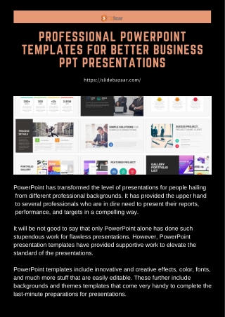 Professional Powerpoint Templates