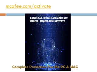 Install McAfee on Windows and Activate – Computer Software