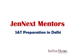 SAT Coaching in Delhi by JenNext Mentors