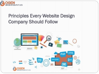 Principles Every Website Design Company Should Follow