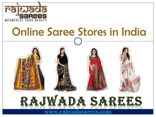 Online Saree Stores in India - Rajwada Sarees