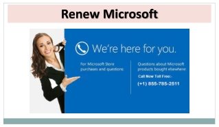 How to renew Microsoft subscription?