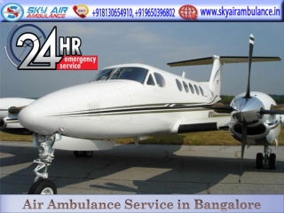 Rent Air Ambulance in Bangalore for Rapid Patient Transportation