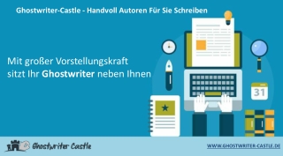 Ghostwriter-Castle - Handvoll Autoren Für Sie Schreiben