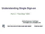 Understanding Single Sign-on