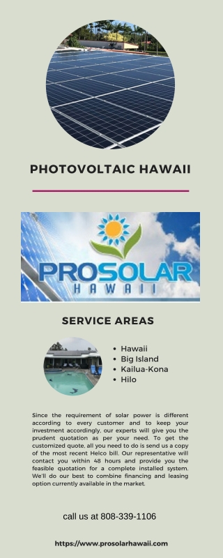 Photovoltaic Hawaii