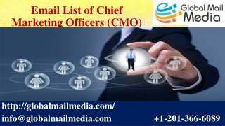 Email List of Chief Marketing Officers (CMO)