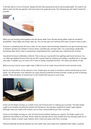 Searching for Understanding Of Furniture? You Need To Look At This Report!
