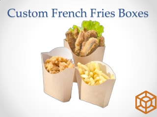 Custom French Fries Boxes