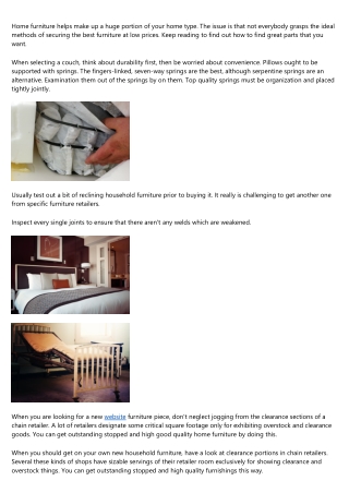 Furniture Advice And Tips And Also Hardwearing . Home Searching Fantastic