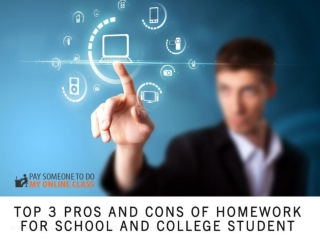 Top 3 Pros and Cons of Homework for School and College Student