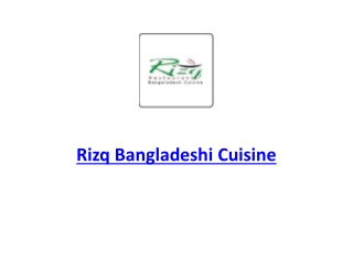 Rizq Restaurant Menu – 15% off - Bangladeshi restaurant in Footscray, VIC 3011