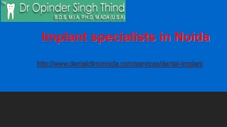 Implant Specialist in Noida