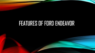 Ford Endeavour