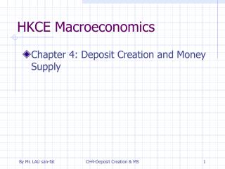 HKCE Macroeconomics