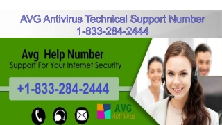 AVG Antivirus Service Number 1-833-284-2444 USA Service