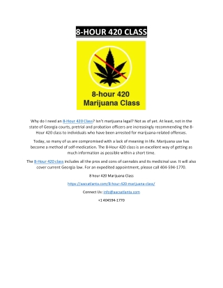 Reliable DUI Evaluation and School Treatment in Marietta-GA