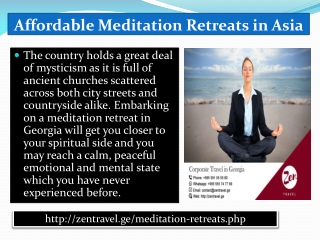 Affordable Meditation Retreats in Asia-Zen travel